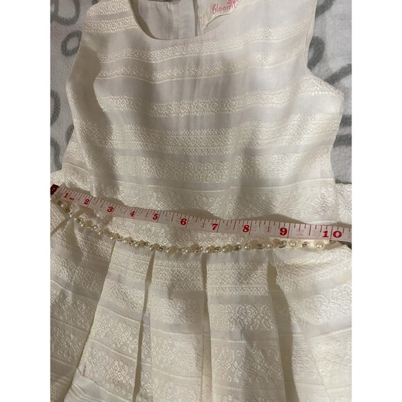 Bloom B Shirt Dress Girls Toddler 1- 2T Casual Formal Event White Sleeveless - Picture 5 of 8
